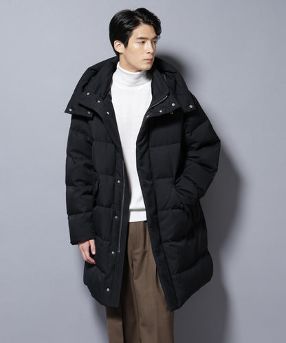 「西川ダウン(R)」フェイクファーカラーサージロングダウン