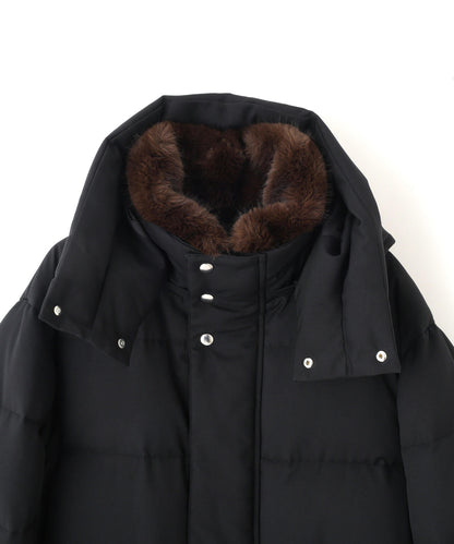 「西川ダウン(R)」フェイクファーカラーサージロングダウン