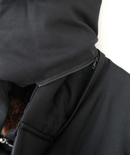 「西川ダウン(R)」フェイクファーカラーサージロングダウン