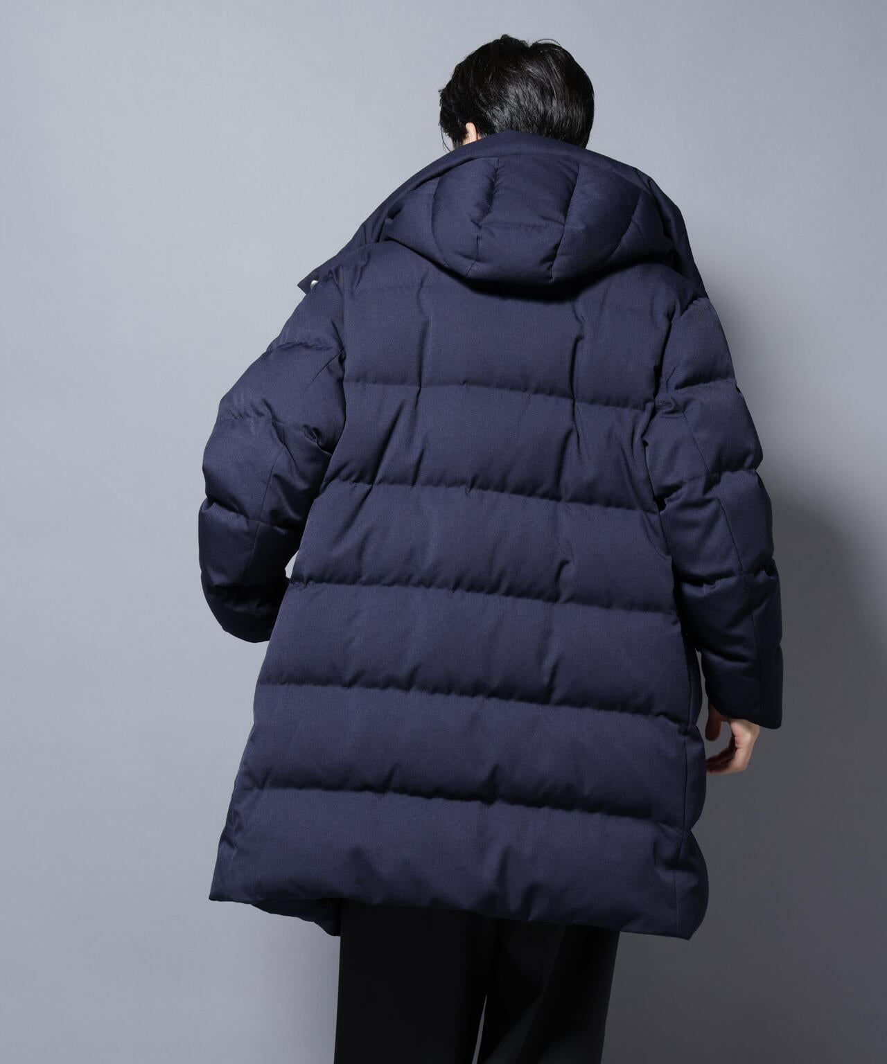 「西川ダウン(R)」フェイクファーカラーサージロングダウン