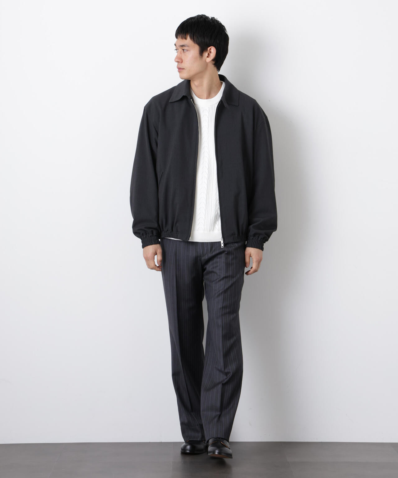 「モダンコンフォート」TRビックタックギャザーブルゾン