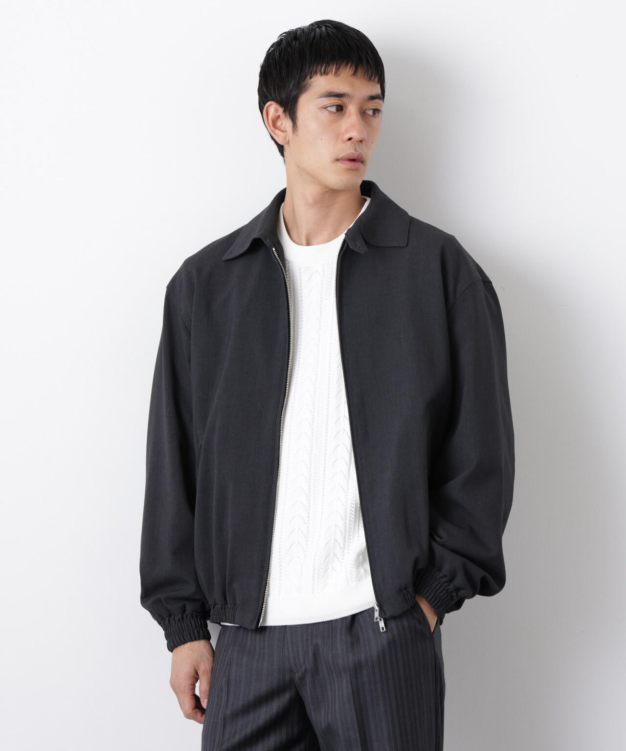 「モダンコンフォート」TRビックタックギャザーブルゾン