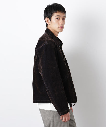 フロッキーデニム スポーツジャケット