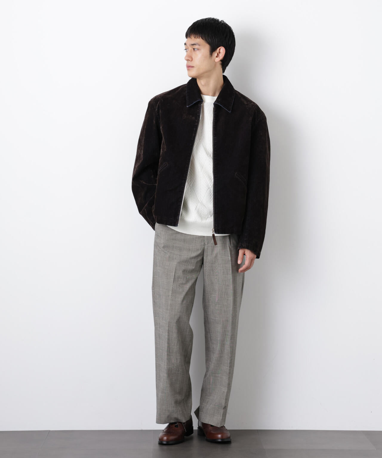 フロッキーデニム スポーツジャケット