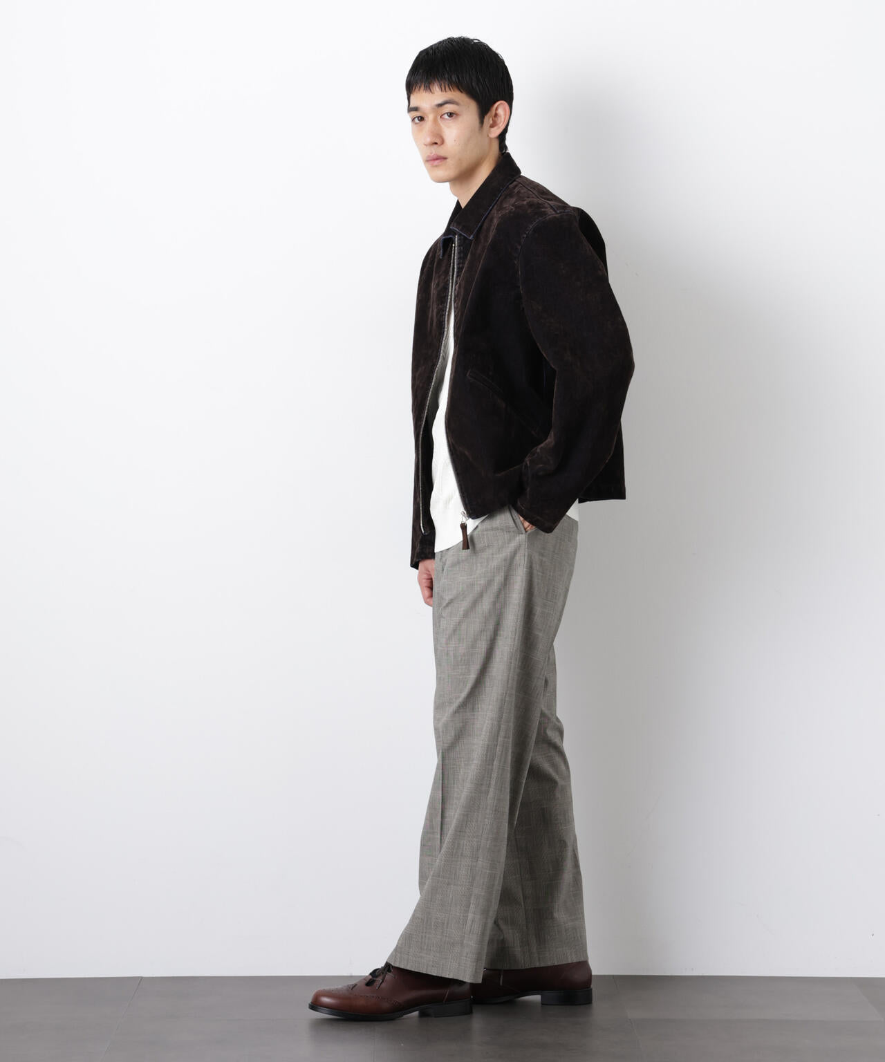 フロッキーデニム スポーツジャケット