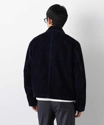 フロッキーデニム スポーツジャケット