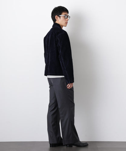 フロッキーデニム スポーツジャケット