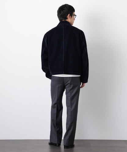 フロッキーデニム スポーツジャケット