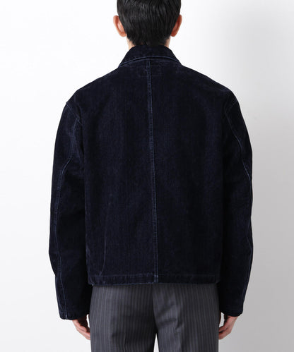 フロッキーデニム スポーツジャケット