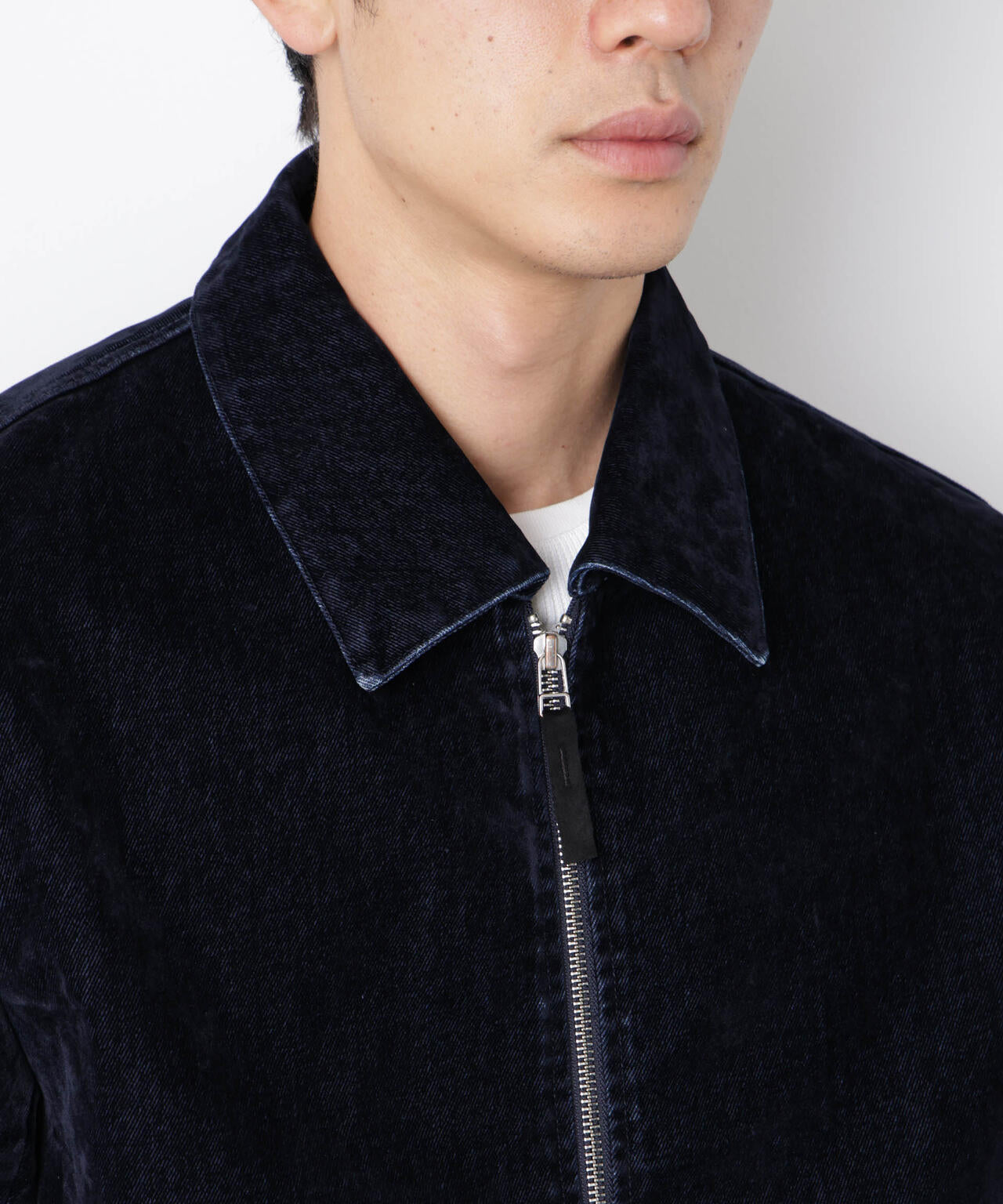 フロッキーデニム スポーツジャケット