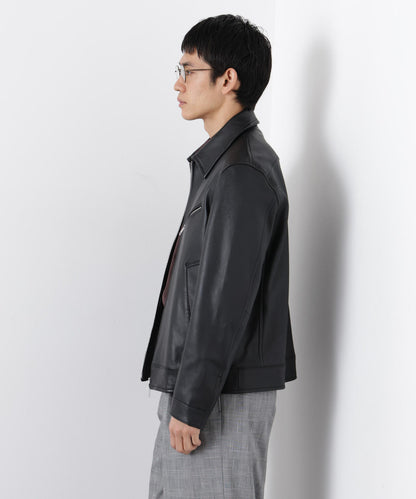 ラムナッパレザーライダースジャケット