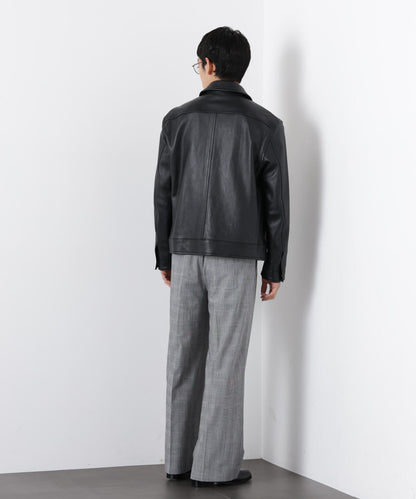 ラムナッパレザーライダースジャケット