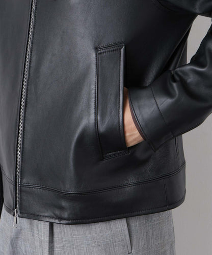 ラムナッパレザーライダースジャケット