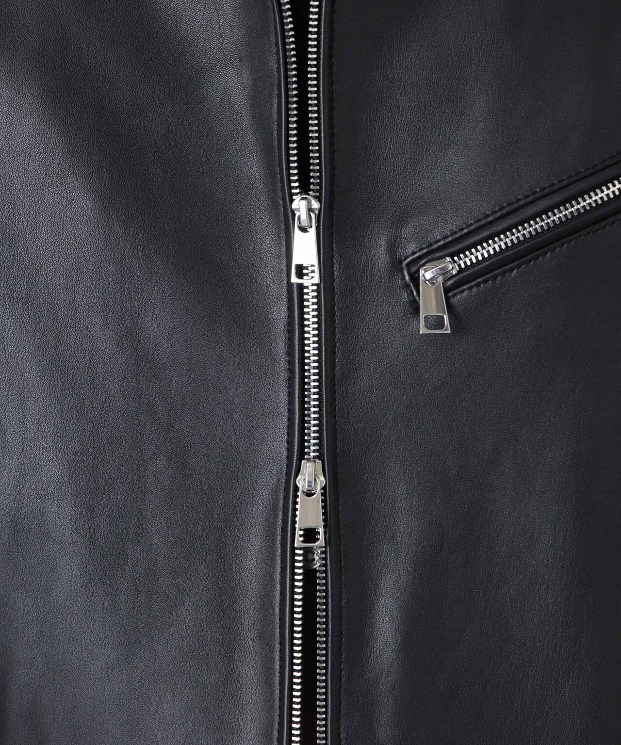 ラムナッパレザーライダースジャケット