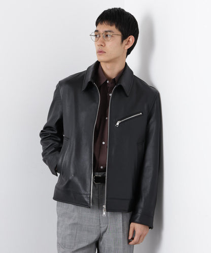ラムナッパレザーライダースジャケット