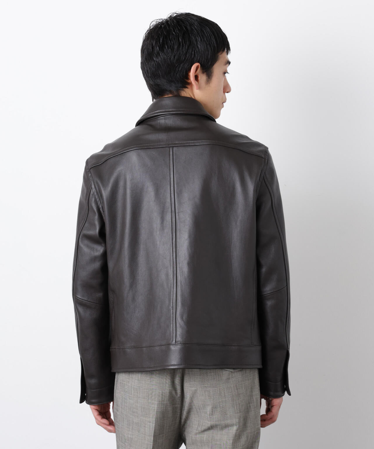 ラムナッパレザーライダースジャケット