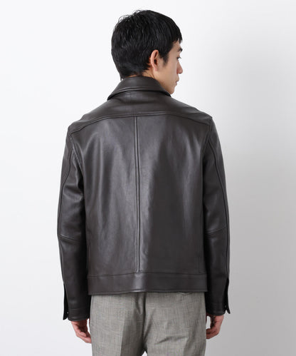 ラムナッパレザーライダースジャケット