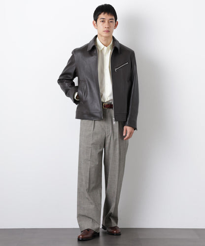 ラムナッパレザーライダースジャケット