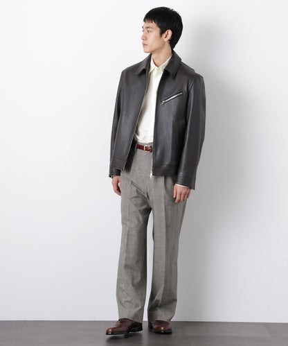 ラムナッパレザーライダースジャケット