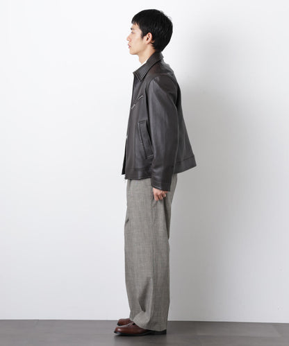 ラムナッパレザーライダースジャケット