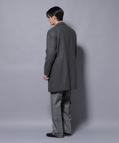 ウール/Nメルトンチェスターコート