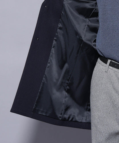 ウール/Nメルトンチェスターコート