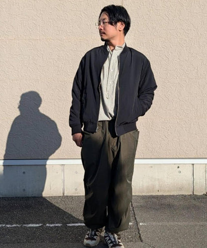 ニットフリースZIPブルゾン(セットアップ可)