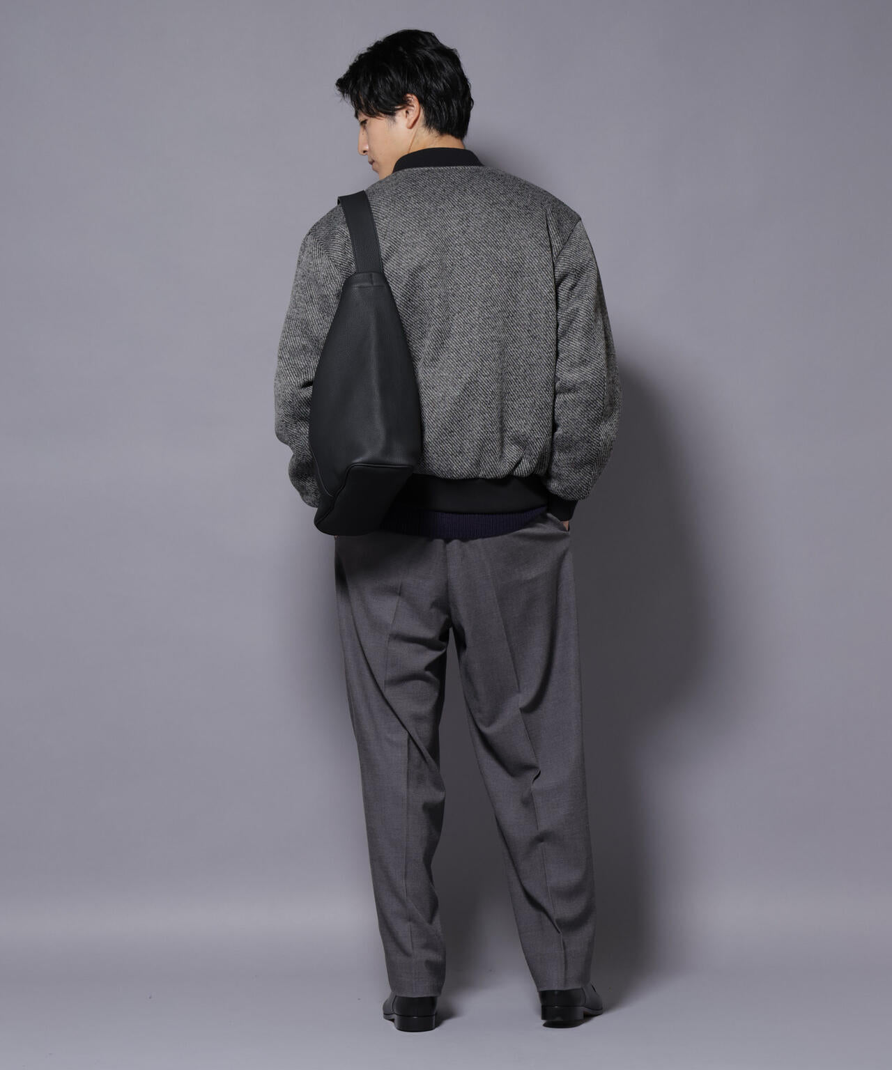 ニットフリースZIPブルゾン(セットアップ可)