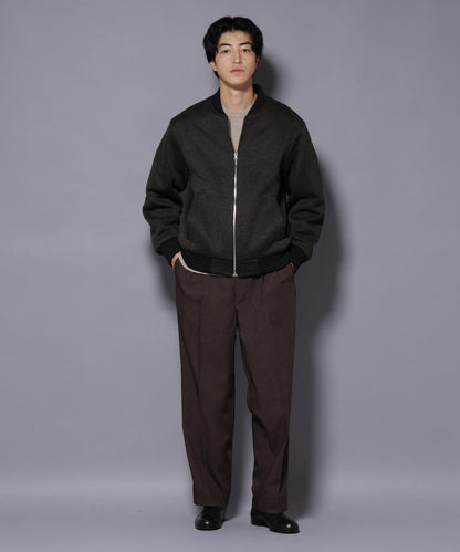 ニットフリースZIPブルゾン(セットアップ可)